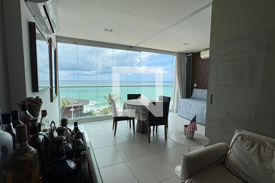 Sala de apartamento para alugar com 1 quarto, 59m² em Barra, Salvador