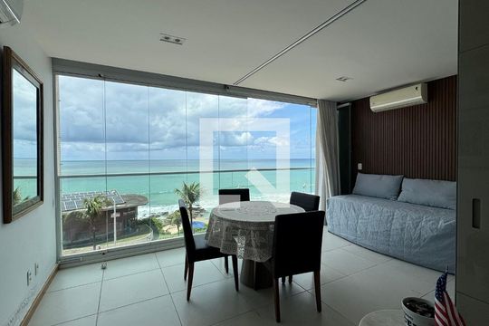 Sala de apartamento para alugar com 1 quarto, 59m² em Barra, Salvador