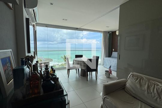 Sala de apartamento para alugar com 1 quarto, 59m² em Barra, Salvador