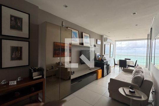 Sala de apartamento para alugar com 1 quarto, 59m² em Barra, Salvador