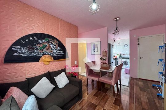 sala de apartamento para alugar com 2 quartos, 96m² em Santos Dumont, São Leopoldo