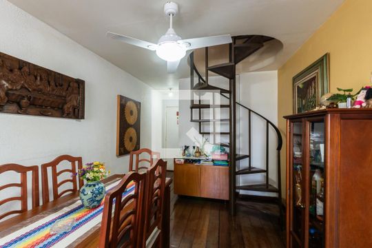 Sala de apartamento à venda com 3 quartos, 210m² em Grajaú, Rio de Janeiro
