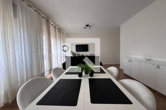 Sala de apartamento à venda com 3 quartos, 96m² em Morro do Espelho, São Leopoldo