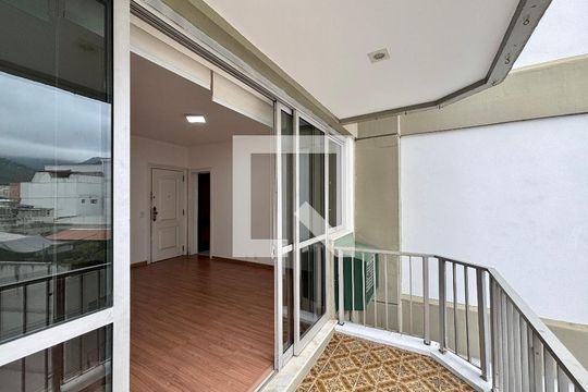 Varanda da sala de apartamento para alugar com 3 quartos, 115m² em Leblon, Rio de Janeiro