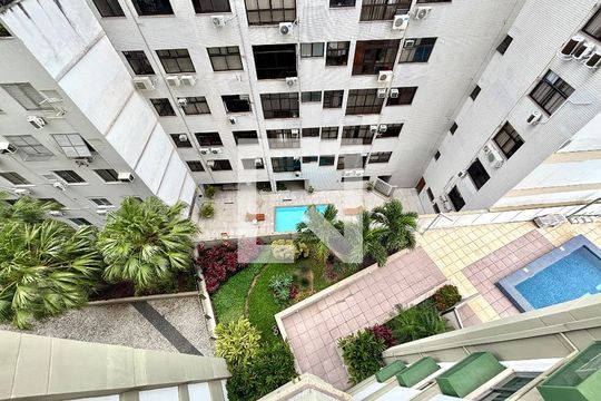 Varanda da sala - vista de apartamento para alugar com 3 quartos, 115m² em Leblon, Rio de Janeiro