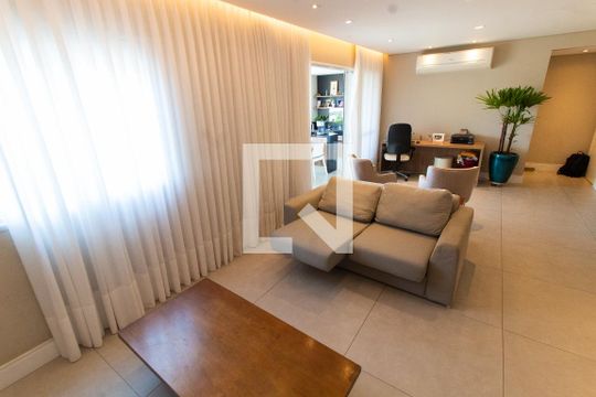 SALA de apartamento para alugar com 3 quartos, 131m² em Fazenda São Quirino, Campinas
