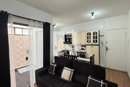 Sala de apartamento para alugar com 2 quartos, 50m² em Campestre, Santo André