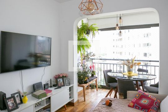 Sala de apartamento à venda com 2 quartos, 53m² em Barra Funda, São Paulo