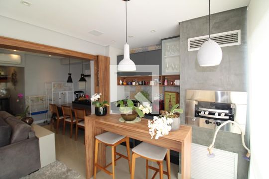 Sala / Cozinha - Varanda de apartamento à venda com 3 quartos, 90m² em Mandaqui, São Paulo