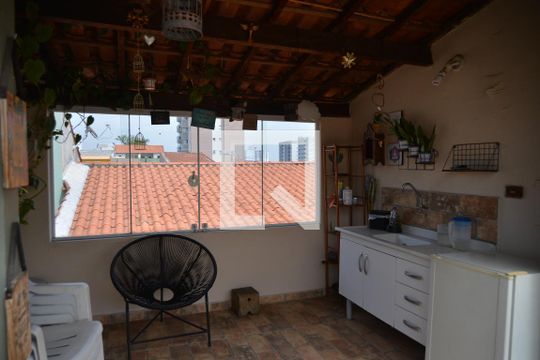 Área gourmet de casa à venda com 5 quartos, 320m² em Vila Sao Pedro, Santo André