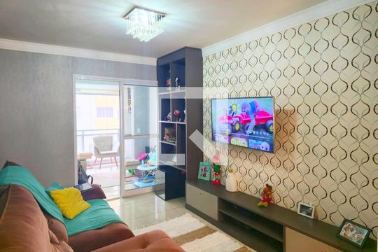 Sala  de apartamento à venda com 4 quartos, 118m² em Picanço, Guarulhos