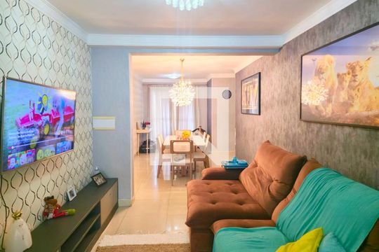 Sala  de apartamento à venda com 4 quartos, 118m² em Picanço, Guarulhos