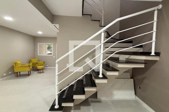 Sala - Sala de Jantar de casa de condomínio à venda com 4 quartos, 144m² em Vila Sao Pedro, Santo André