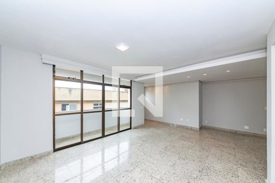 Sala de apartamento à venda com 4 quartos, 140m² em Buritis, Belo Horizonte