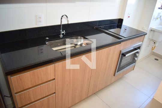 Cozinha de kitnet/studio para alugar com 1 quarto, 42m² em Jardim Sumare, Ribeirão Preto