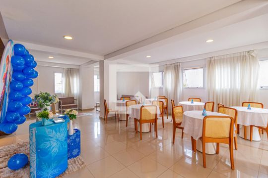 Área comum - Salão de festas de apartamento para alugar com 2 quartos, 55m² em Jardim Roberto, Osasco