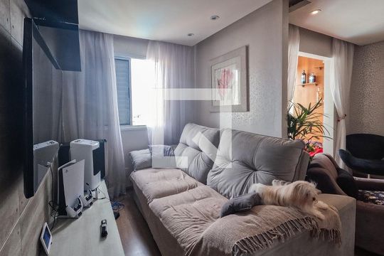 Sala de apartamento para alugar com 2 quartos, 65m² em Vila Siqueira (zona Norte), São Paulo