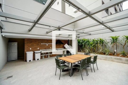 Área comum - Churrasqueira de kitnet/studio para alugar com 1 quarto, 27m² em Vila Matilde, São Paulo