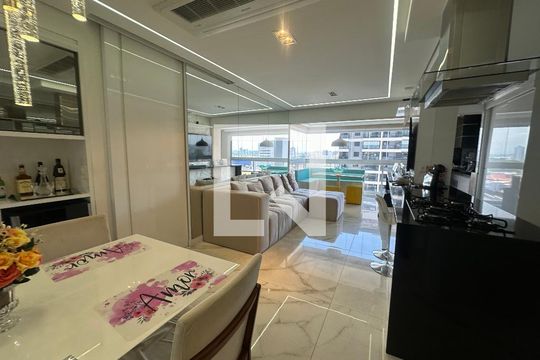 Sala de apartamento para alugar com 2 quartos, 82m² em Bethaville I, Barueri
