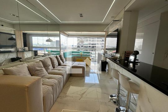 Sala de apartamento para alugar com 2 quartos, 82m² em Bethaville I, Barueri