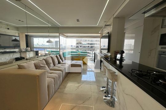 Sala de apartamento para alugar com 2 quartos, 82m² em Bethaville I, Barueri