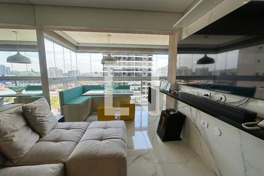 Sala de apartamento para alugar com 2 quartos, 82m² em Bethaville I, Barueri