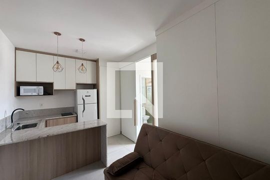 Sala/Cozinha de apartamento para alugar com 1 quarto, 33m² em Paquetá, Belo Horizonte