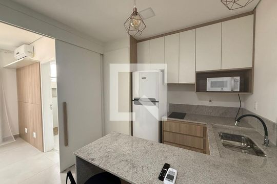 Sala/Cozinha de apartamento para alugar com 1 quarto, 33m² em Paquetá, Belo Horizonte