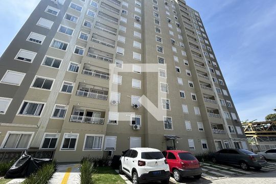 Fachada do bloco de apartamento para alugar com 2 quartos, 50m² em Del Castilho, Rio de Janeiro