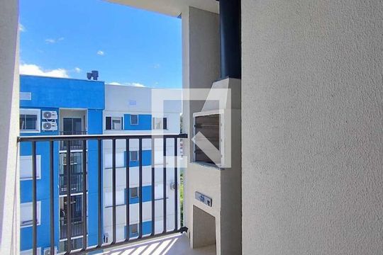 Varanda da Sala de apartamento para alugar com 2 quartos, 55m² em Operário, Novo Hamburgo