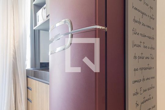 Cozinha de apartamento à venda com 1 quarto, 21m² em Indianópolis, São Paulo