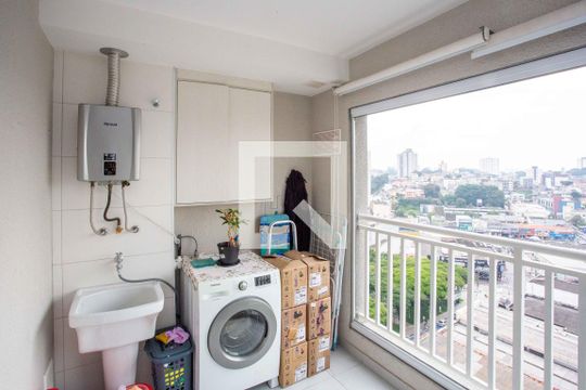 Varanda/Area de Serviço de apartamento à venda com 2 quartos, 55m² em Centro, Diadema