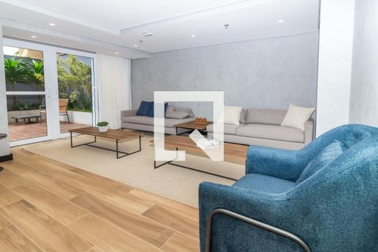 Área comum - Salão de festas de kitnet/studio para alugar com 1 quarto, 19m² em Água Branca, São Paulo