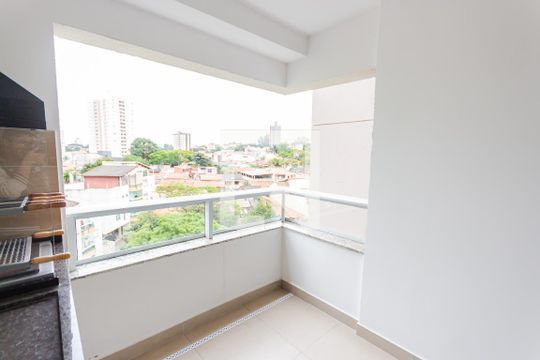 Varanda de apartamento à venda com 3 quartos, 94m² em Vila Lea, Santo André
