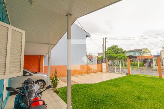 Varanda da Sala de casa à venda com 2 quartos, 80m² em Estância Velha, Canoas