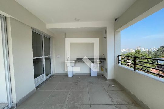 Varanda da Sala de apartamento para alugar com 3 quartos, 79m² em Butantã, São Paulo