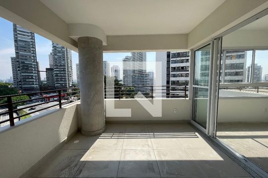 Varanda da Sala de apartamento para alugar com 3 quartos, 79m² em Butantã, São Paulo