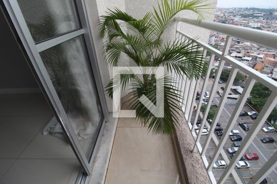 Varanda da Sala de apartamento para alugar com 1 quarto, 50m² em Cidade Líder, São Paulo