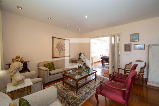 SALA de apartamento à venda com 4 quartos, 500m² em Serra, Belo Horizonte