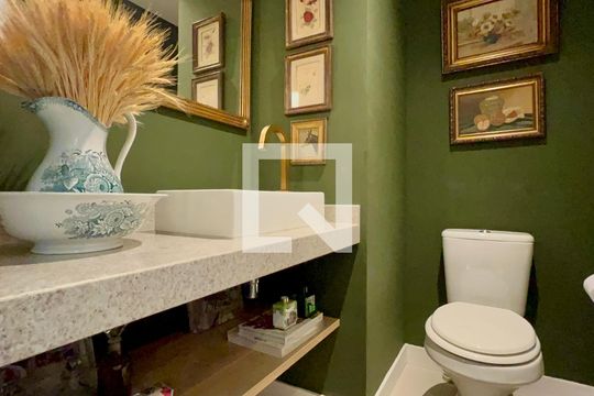 Lavabo de apartamento à venda com 3 quartos, 149m² em Vila Madalena, São Paulo