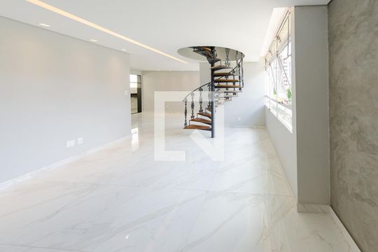 Sala de apartamento para alugar com 5 quartos, 377m² em Grajaú, Belo Horizonte