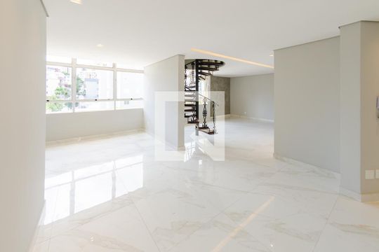 Sala de apartamento para alugar com 5 quartos, 377m² em Grajaú, Belo Horizonte