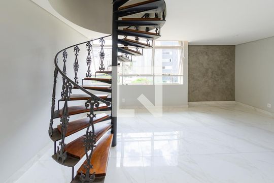 Sala de apartamento para alugar com 5 quartos, 377m² em Grajaú, Belo Horizonte