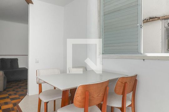 Sala de Jantar de apartamento à venda com 1 quarto, 43m² em Floresta, Porto Alegre