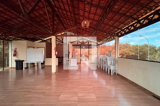 Área comum - Salão de festas de apartamento para alugar com 2 quartos, 60m² em Jardim Alzira Franco, Santo André