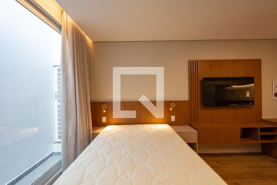 Sala/Quarto de kitnet/studio para alugar com 1 quarto, 29m² em Vila Clementino, São Paulo