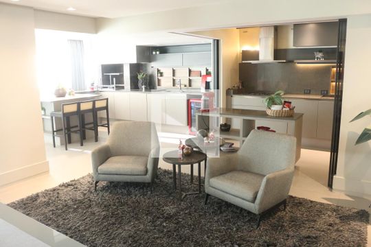 Sala de apartamento para alugar com 3 quartos, 244m² em Santo Antônio, São Caetano do Sul
