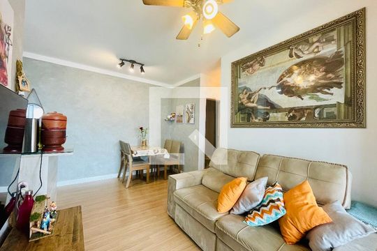 Sala de apartamento à venda com 2 quartos, 65m² em Gopouva, Guarulhos
