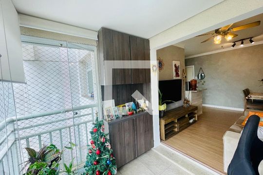 Varanda da Sala de apartamento à venda com 2 quartos, 65m² em Gopouva, Guarulhos