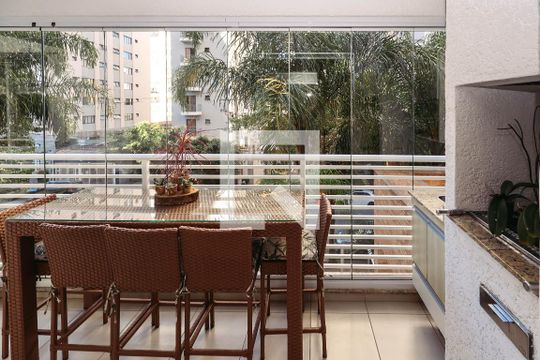 Varanda de apartamento à venda com 2 quartos, 96m² em Vila Dom Pedro I, São Paulo